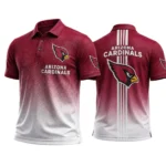 Arizona Cardinals Men’s Button Short Sleeve Polo Bottom Slit New 2026 Limited