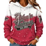 Atlanta Falcons Women’s Waffle Pullover Hoodie New 2026 Limited