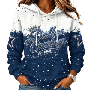 Dallas Cowboys Women’s Waffle Pullover Hoodie New 2026 Limited