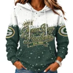 Green Bay Packers Women’s Waffle Pullover Hoodie New 2026 Limited