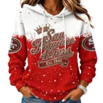 San Francisco 49ers Women’s Waffle Pullover Hoodie New 2026 Limited