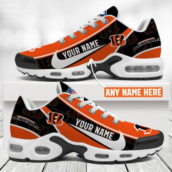 Cincinnati Bengals Air Max Plus Shoes Sneaker Limited For Men Women Personalize Name