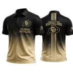 Colorado Buffaloes Men’s Button Short Sleeve Polo Bottom Slit 2026 Limited