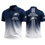 Georgia Southern Eagles Men’s Button Short Sleeve Polo Bottom Slit 2026 Limited