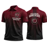 South Carolina Gamecocks Men’s Button Short Sleeve Polo Bottom Slit 2026 Limited