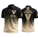 Vanderbilt Commodores Men’s Button Short Sleeve Polo Bottom Slit 2026 Limited
