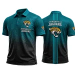 Jacksonville Jaguars Men’s Button Short Sleeve Polo Bottom Slit New 2026 Limited
