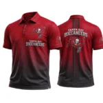 Tampa Bay Buccaneers Men’s Button Short Sleeve Polo Bottom Slit New 2026 Limited