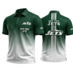 New York Jets Men’s Button Short Sleeve Polo Bottom Slit New 2026 Limited