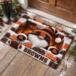 Cleveland Browns Premium Rubber Backed Coir Doormat Gift For Christmas