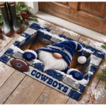 Dallas Cowboys Premium Rubber Backed Coir Doormat Gift For Christmas