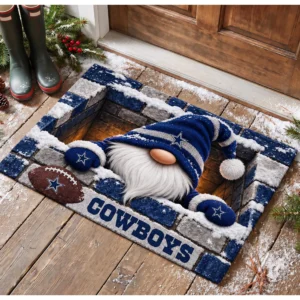 Dallas Cowboys Premium Rubber Backed Coir Doormat Gift For Christmas