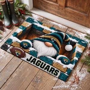 Jacksonville Jaguars Premium Rubber Backed Coir Doormat Gift For Christmas