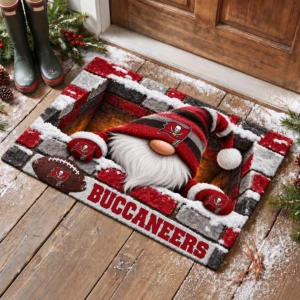 Tampa Bay Buccaneers Premium Rubber Backed Coir Doormat Gift For Christmas