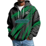 Dallas Stars Men's Waffle Knit Hoodie Quarter Zip 2026 Limited