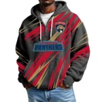 Florida Panthers Men's Waffle Knit Hoodie Quarter Zip 2026 Limited