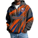 New York Islanders Men's Waffle Knit Hoodie Quarter Zip 2026 Limited