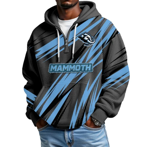 Utah Hockey Club Men's Waffle Knit Hoodie Quarter Zip 2026 Limited