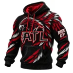 Atlanta Falcons Men's Waffle Knit Pullover Hoodie 2026 Limited