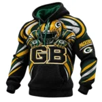 Green Bay Packers Men's Waffle Knit Pullover Hoodie 2026 Limited