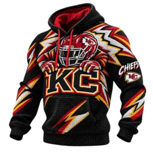 Kansas City Chiefs Men's Waffle Knit Pullover Hoodie 2026 Limited