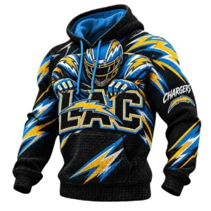Los Angeles Chargers Men's Waffle Knit Pullover Hoodie 2026 Limited