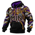 Minnesota Vikings Men's Waffle Knit Pullover Hoodie 2026 Limited