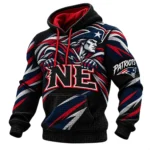 New England Patriots Men's Waffle Knit Pullover Hoodie 2026 Limited