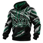 New York Jets Men's Waffle Knit Pullover Hoodie 2026 Limited