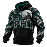 Philadelphia Eagles Men's Waffle Knit Pullover Hoodie 2026 Limited