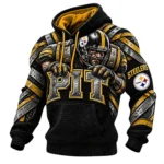 Pittsburgh Steelers Men's Waffle Knit Pullover Hoodie 2026 Limited