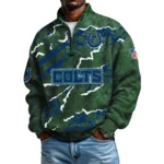 Indianapolis Colts Men's Waffle Knit Quarter-Zip Long Sleeve Shirt 2026 Limited