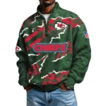 Kansas City Chiefs Men's Waffle Knit Quarter-Zip Long Sleeve Shirt 2026 Limited