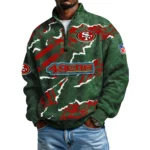 San Francisco 49ers Men's Waffle Knit Quarter-Zip Long Sleeve Shirt 2026 Limited