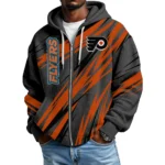 Philadelphia Flyers Men’s Waffle Knit Full Zip-Up Hoodie Limited