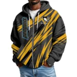 Pittsburgh Penguins Men’s Waffle Knit Full Zip-Up Hoodie Limited